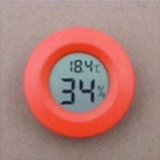Mini Digital Thermometer Hygrometer – Round LCD Panel Mount