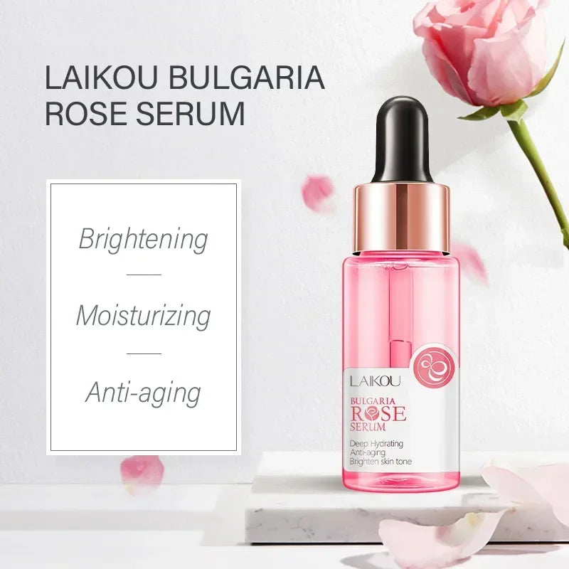 LAIKOU Rose Facial Serum – Anti-Aging, Brightening, Deep Hydration