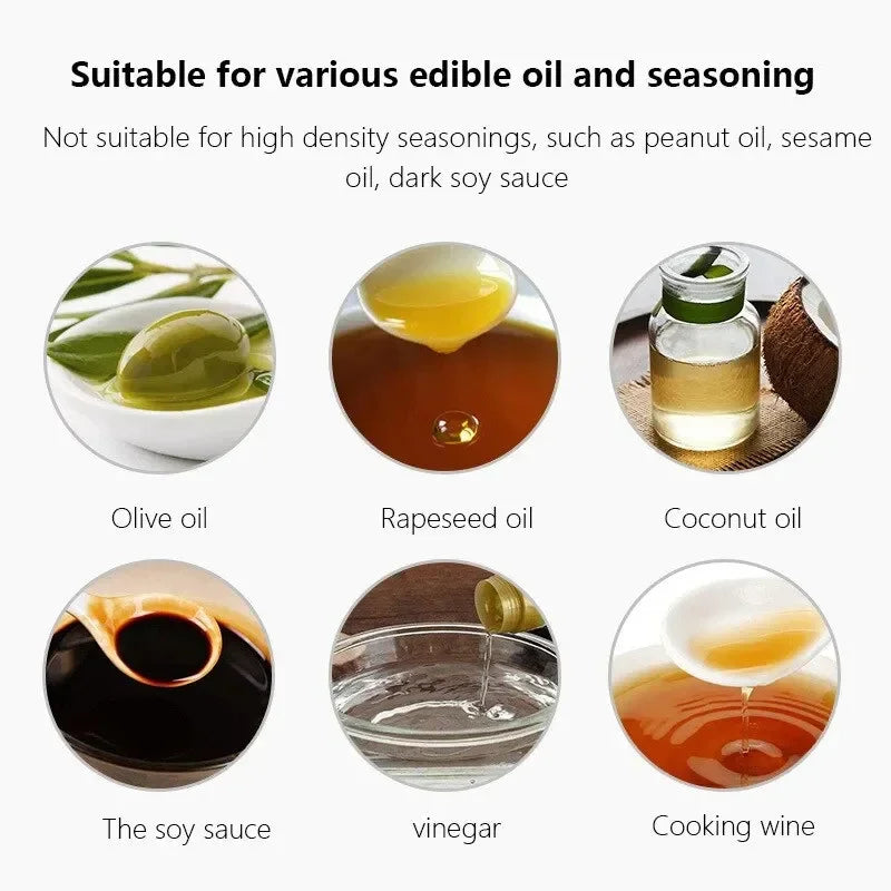 Transparent Cooking Oil Spray Bottle | Olive Oil Dispenser
