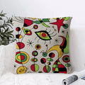 Linen Art Print Cushion Cover with Hidden Zipper | Home Décor