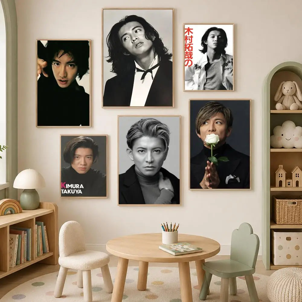 Takuya Kimura HD Wall Art Poster – Self-Stick Waterproof