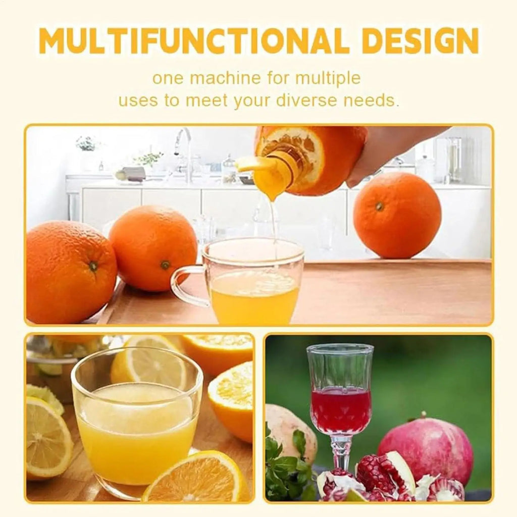Portable Manual Lemon Squeezer with Filter | Citrus Juicer