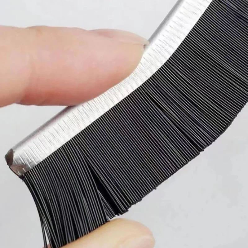 Tile Grout Cleaner Brush – Long Handle Nylon Scrub Brush
