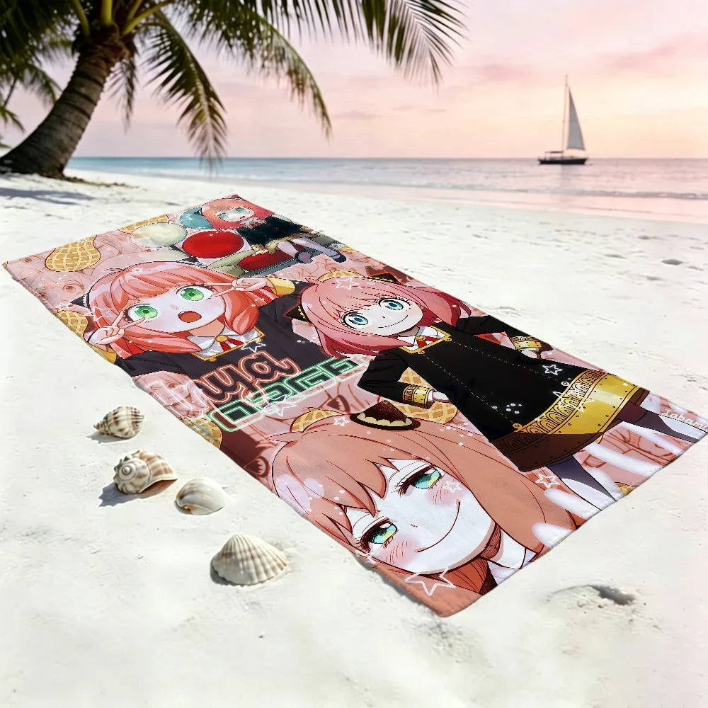 Spy x Family Anya Quick-Dry Beach Towel | Anime Fan Gift