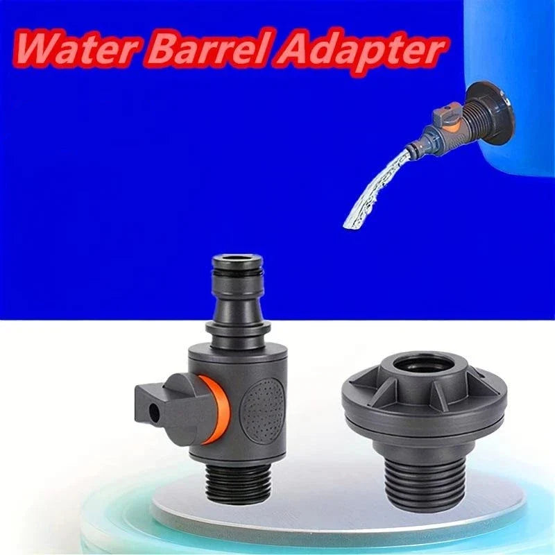 1 PVC Spigot Rain Faucet Barrels Aquariums Water Tanks Tubs Pools