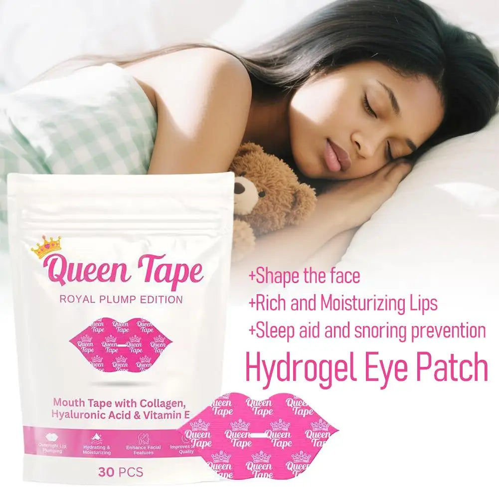 Hydrating Lip Sleep Patches – Collagen & Hyaluronic Acid