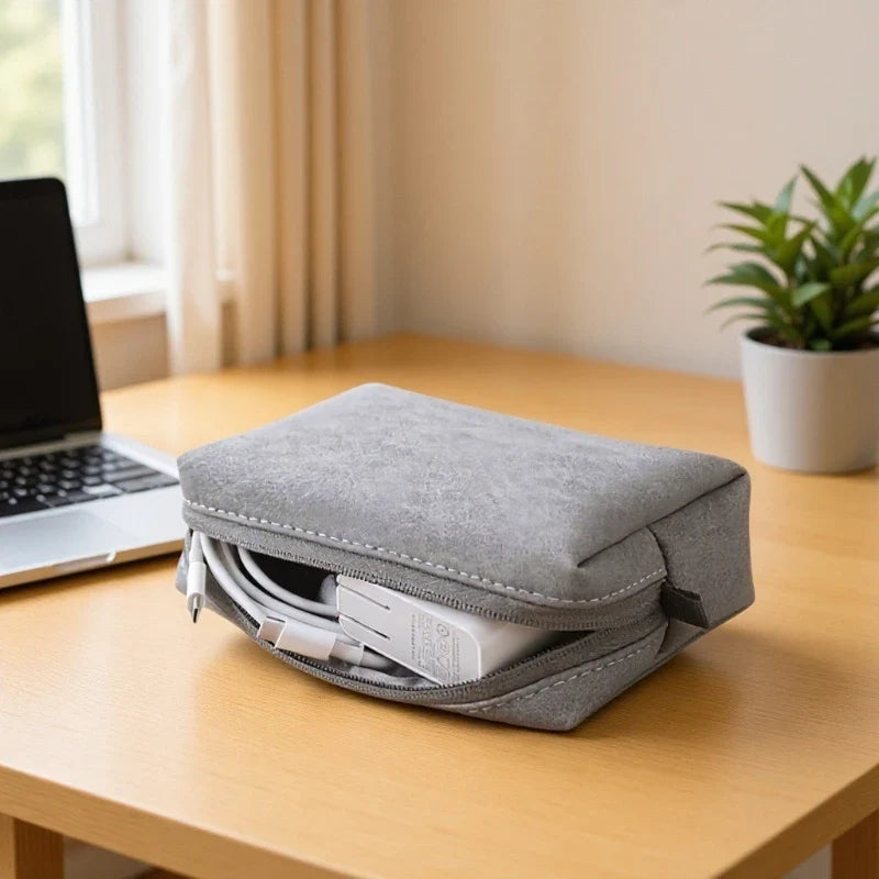Waterproof Travel Tech Organizer – Large Cable & Gadget Bag