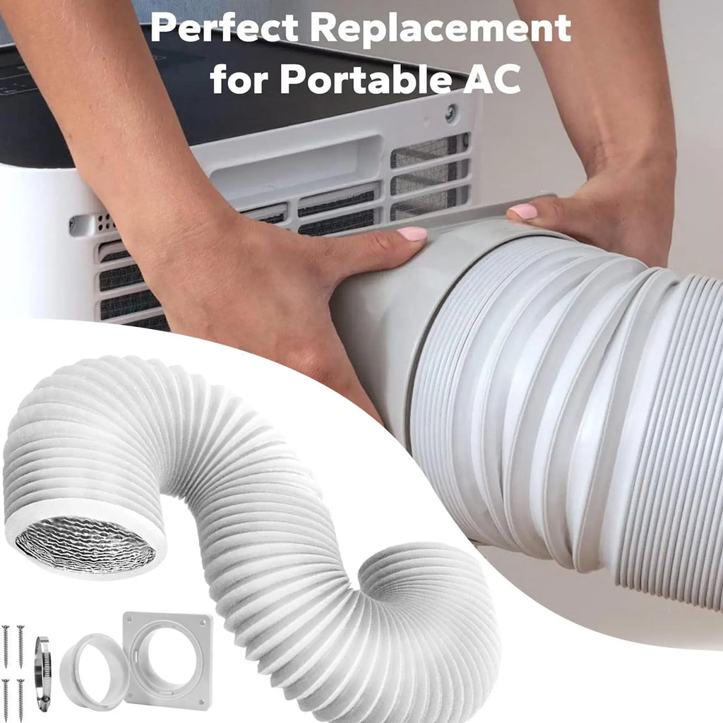Portable AC Wall Vent Kit – Connector Plate & Hose Included