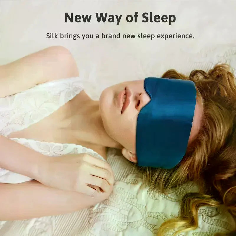 Mulberry Silk Sleep Eye Mask | Soft Blackout Eye Cover