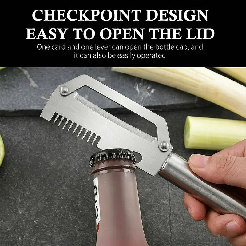 Stainless Steel Scallion Peeler Knife – 1/2/3 Pcs Set
