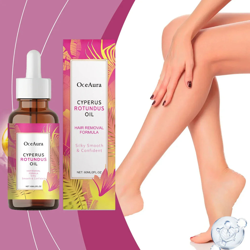 OceAura Cyperus Rotundus Hair Growth Inhibitor Oil 60ml