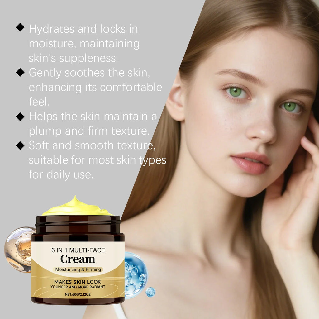6-in-1 Daily Moisturizing Face Cream – Light & Non-Sticky