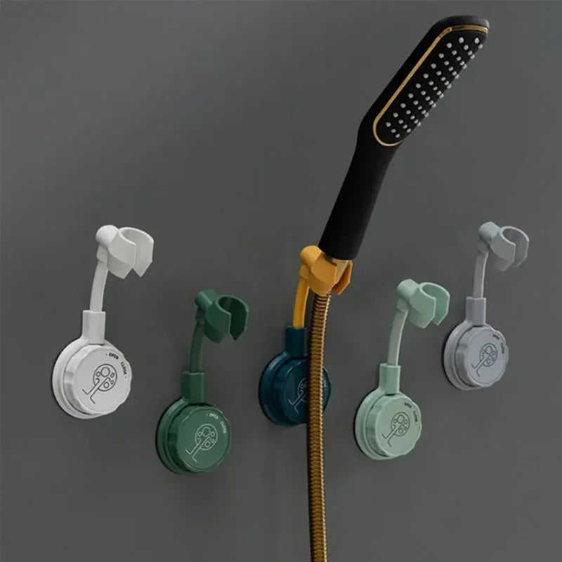 Adhesive Shower Head Mount Cartoon Design Holder 360 Degree