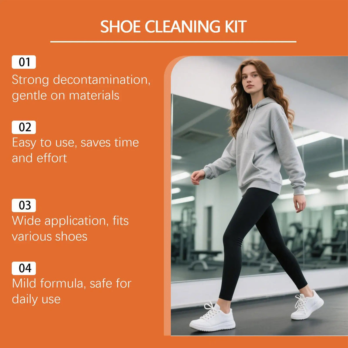 Shoe Cleaning Kit 100ml – Stain Remover & Brush for Sneakers