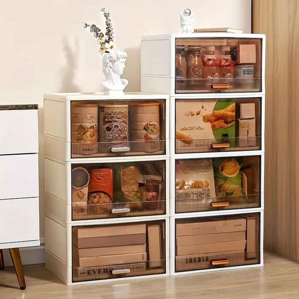 Transparent Plastic Shoe Box Multifunctional Family Storage