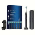 Adult Electric Toothbrush Set – 7 Heads & Wireless Charging
