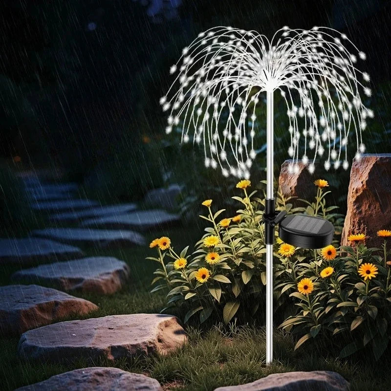 Solar Firework Pathway Lights | Waterproof LED Garden Stake