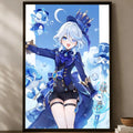 Furina Genshin Impact Self-Stick Wall Poster – HD Waterproof