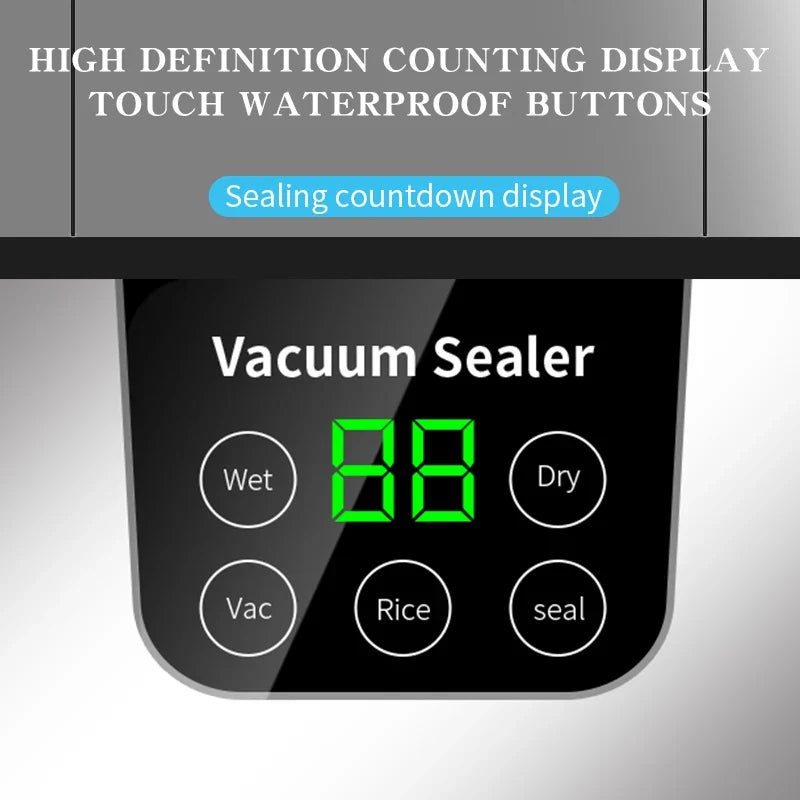 HOMEFISH Vacuum Sealer Machine – 26CM Wide Seal & UV Light