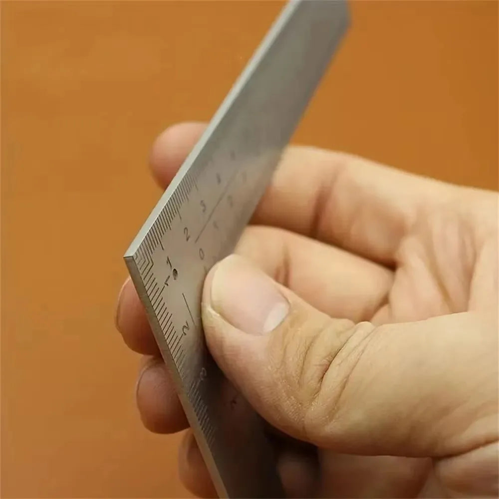 Mini Stainless Steel L-shaped Double-sided Precision Scale