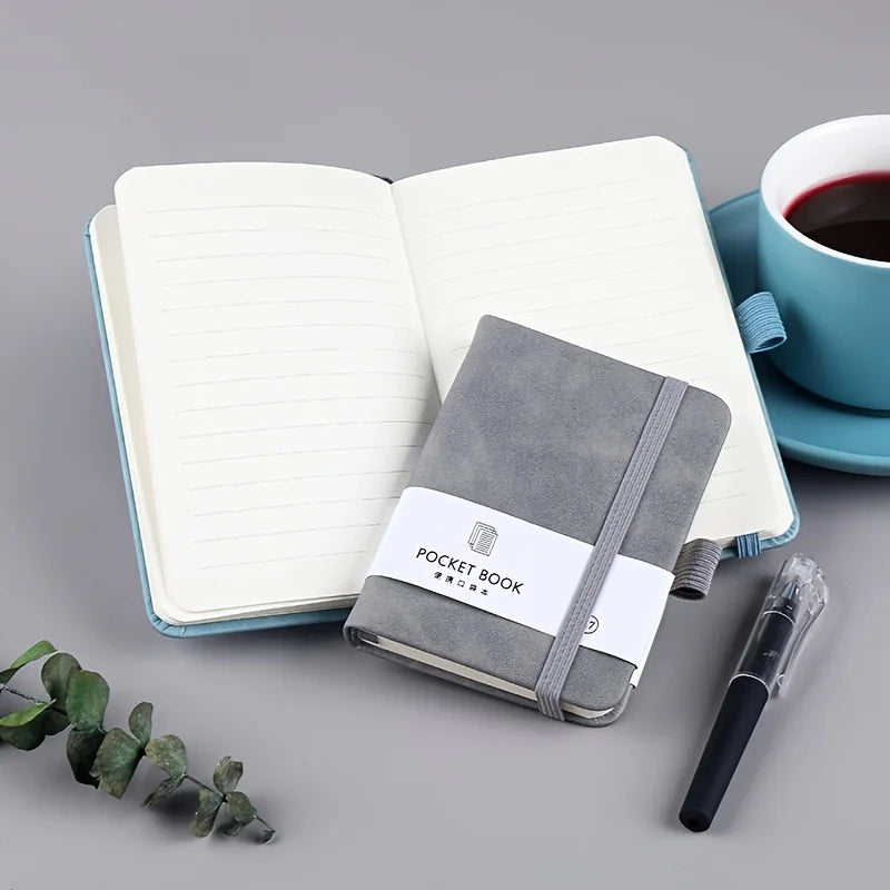 3-Pack A7 Pocket Notebooks – 100 Sheets, Elastic Closure
