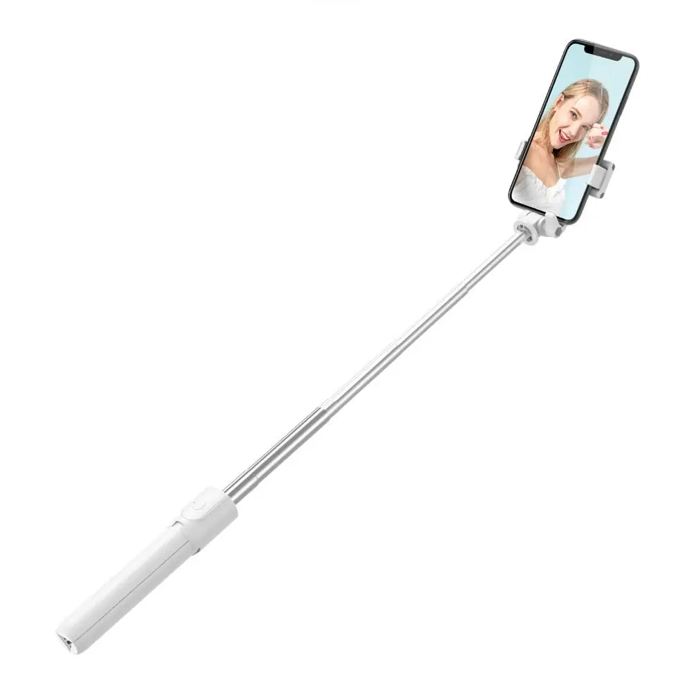 Selfie Stick with Fill Light & Live Streaming Phone Holder