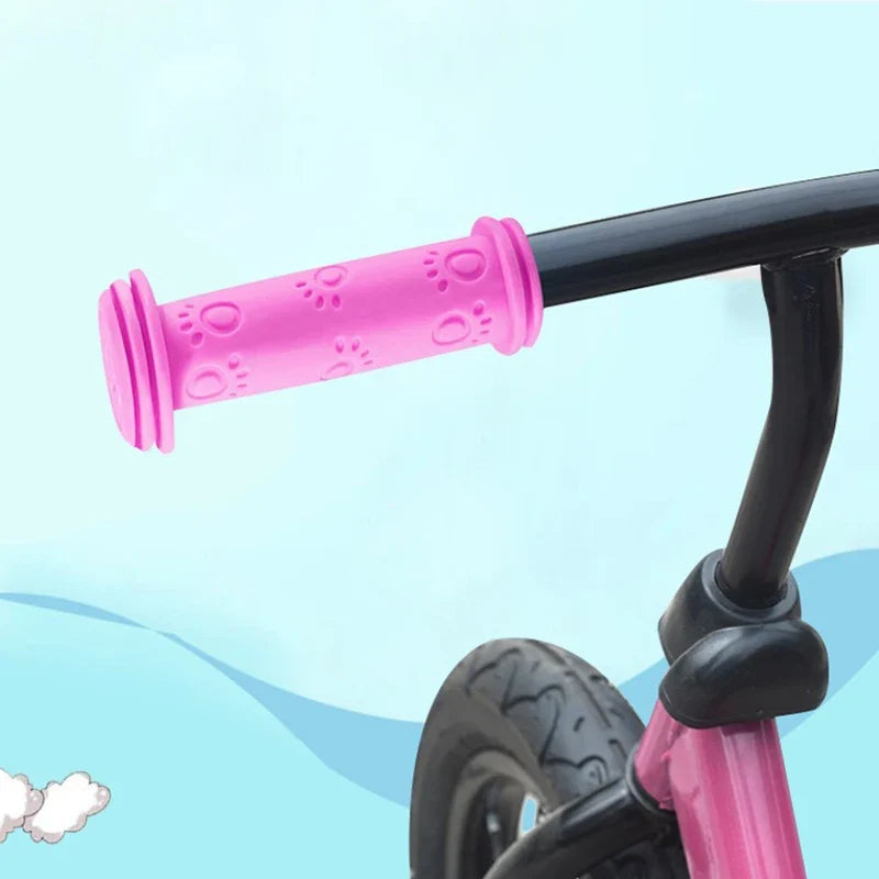 Kids Rubber Bike Handlebar Grips | Anti-Slip 22mm Bar Grips