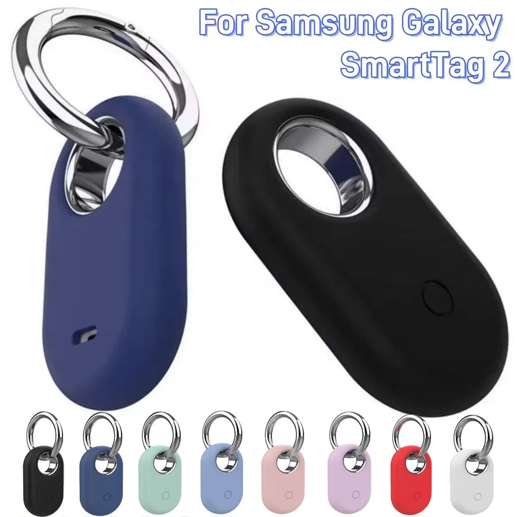 Galaxy SmartTag 2 Silicone Case – Keychain Anti-Scratch Cover