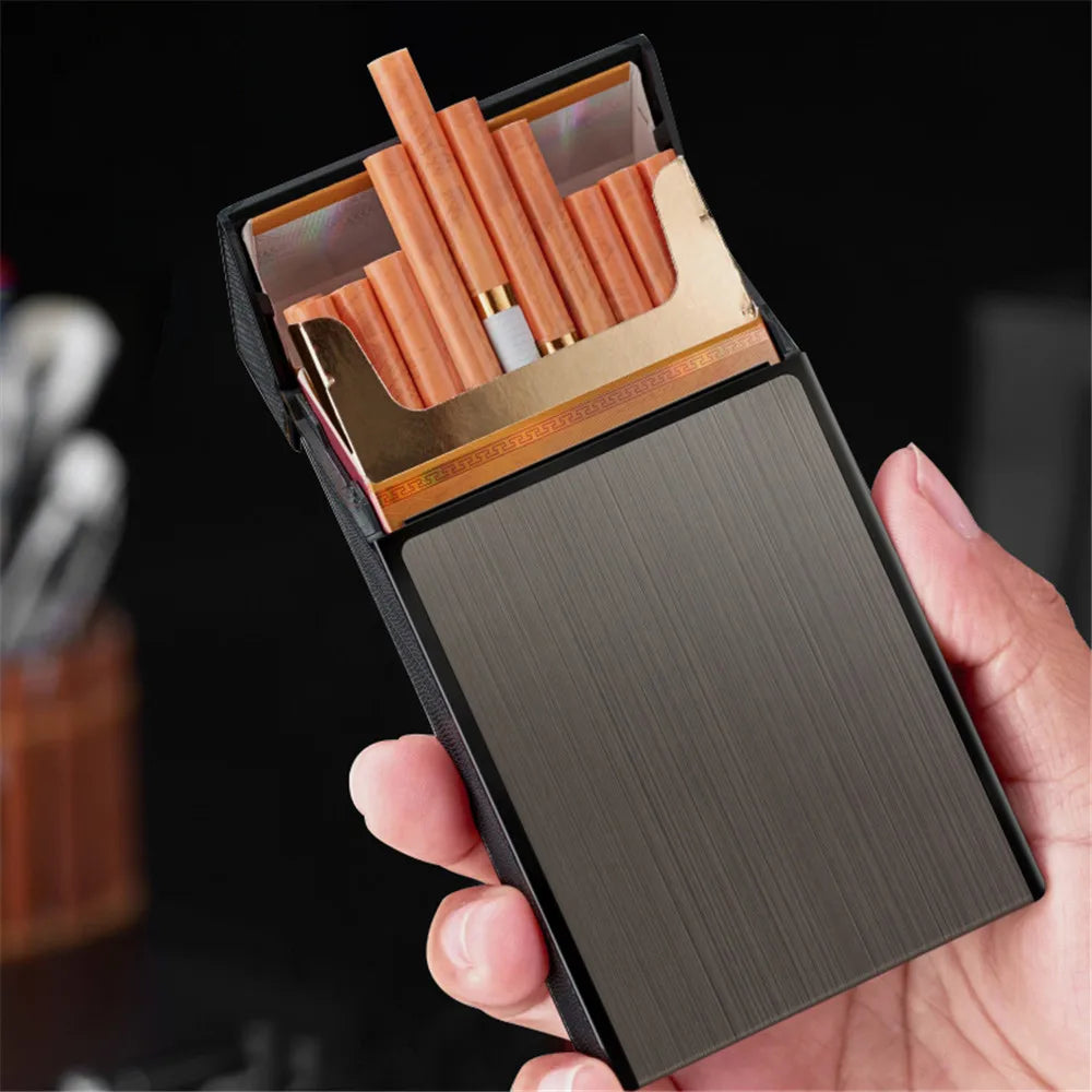 Ultra Thin Metal Cigarette Case – 20 x 100mm Cigarettes