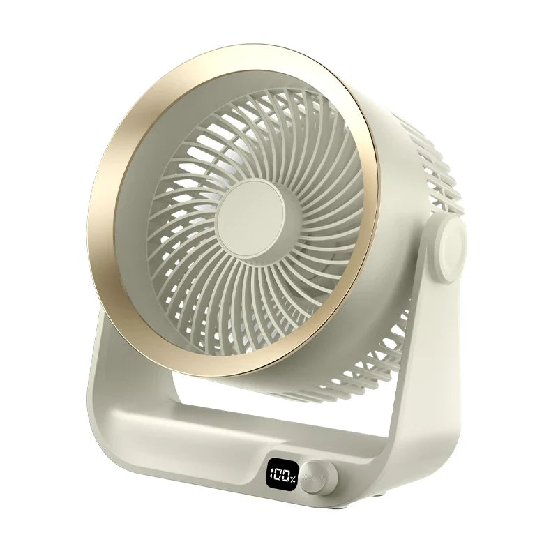 5W USB Rechargeable Desktop Air Circulation Fan | 4000mAh