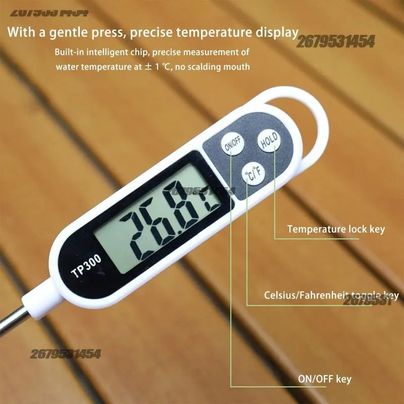Digital Probe Meat Thermometer – Kitchen, BBQ & Baking