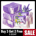 AILKE Lavender Brightening Soap Bar | Niacinamide & Glutathione 150g