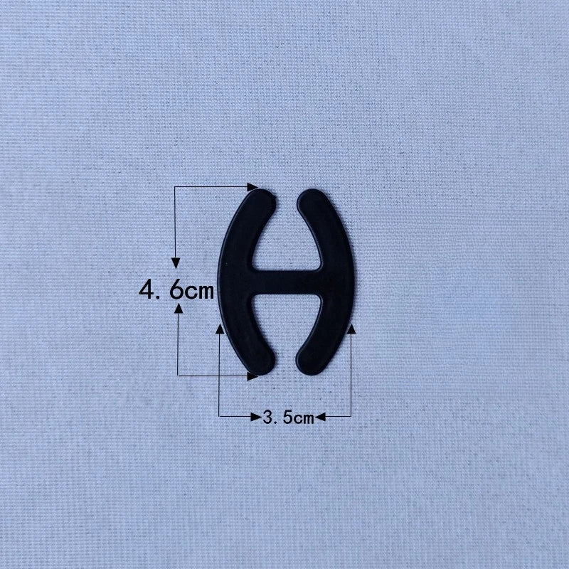 H-Shape Bra Strap Buckle Clips – 4 Colors Anti-Slip
