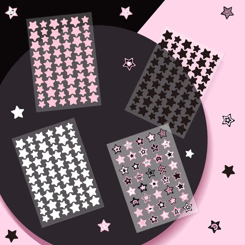 220pc Colorful Star Pimple Patches | Invisible Blemish Stickers