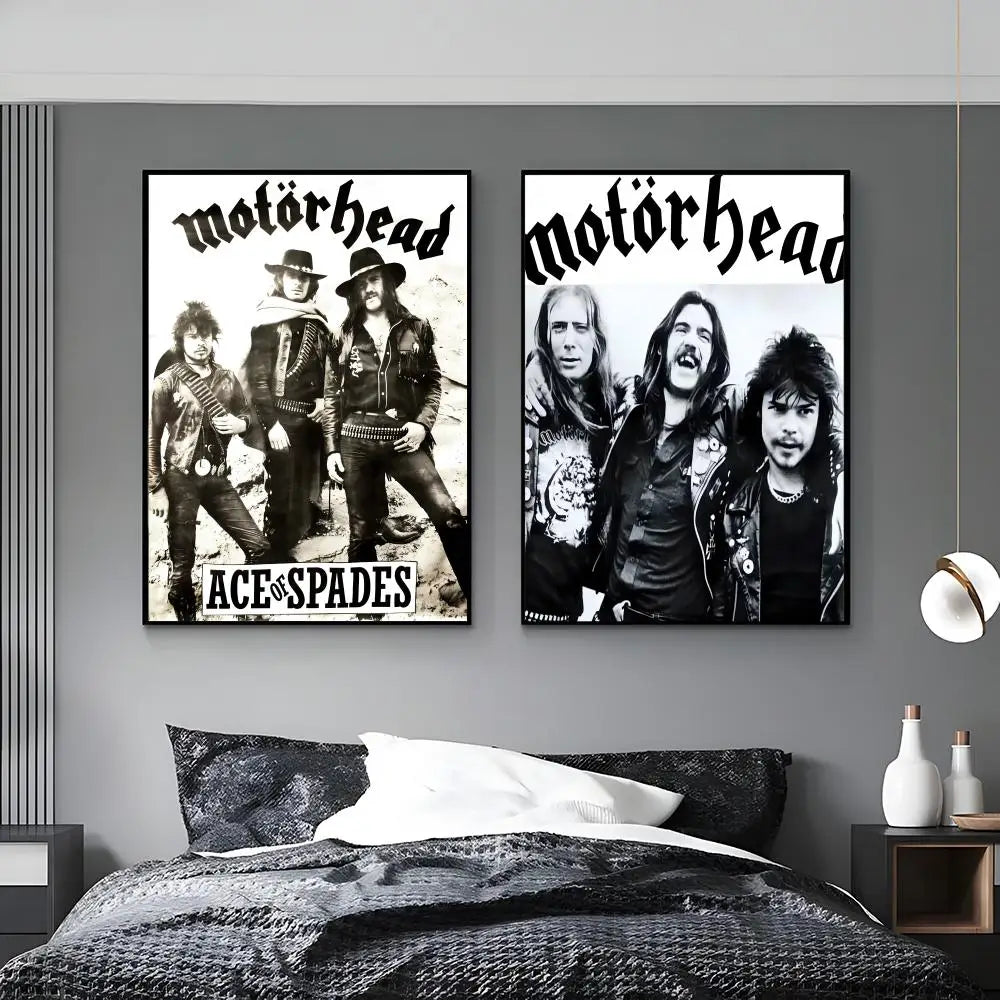 Lemmy Kilmister HD Wall Poster – Rock Music Art Print Décor