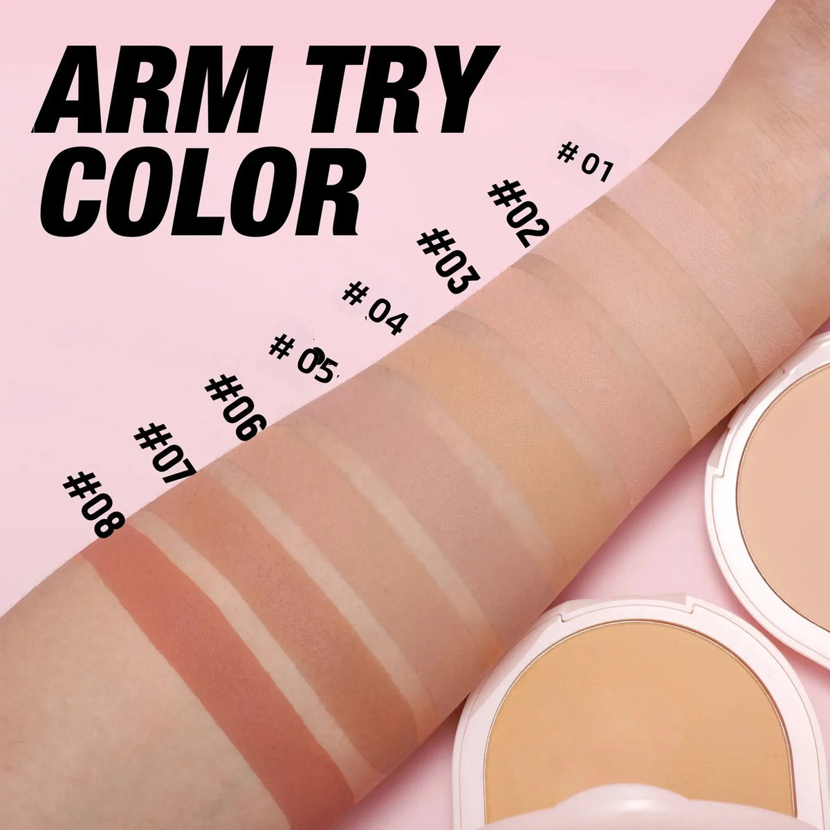 Handaiyan Oil Control Pressed Powder – Matte Waterproof Setting