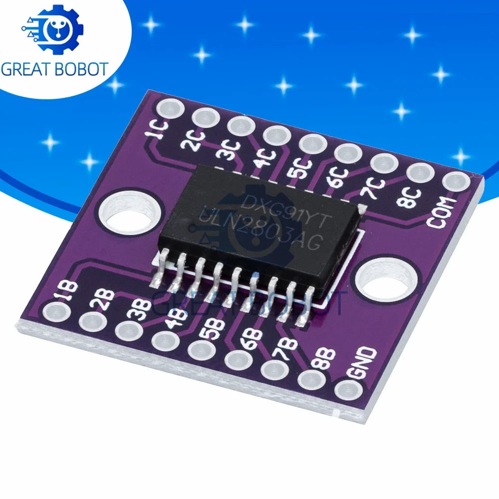 ULN2803A Darlington Array SMD IC – High-Voltage High-Current Driver