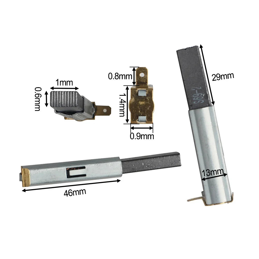 Vacuum Cleaner Motor Carbon Brush 30 60 70 80 Industrial Cleaners