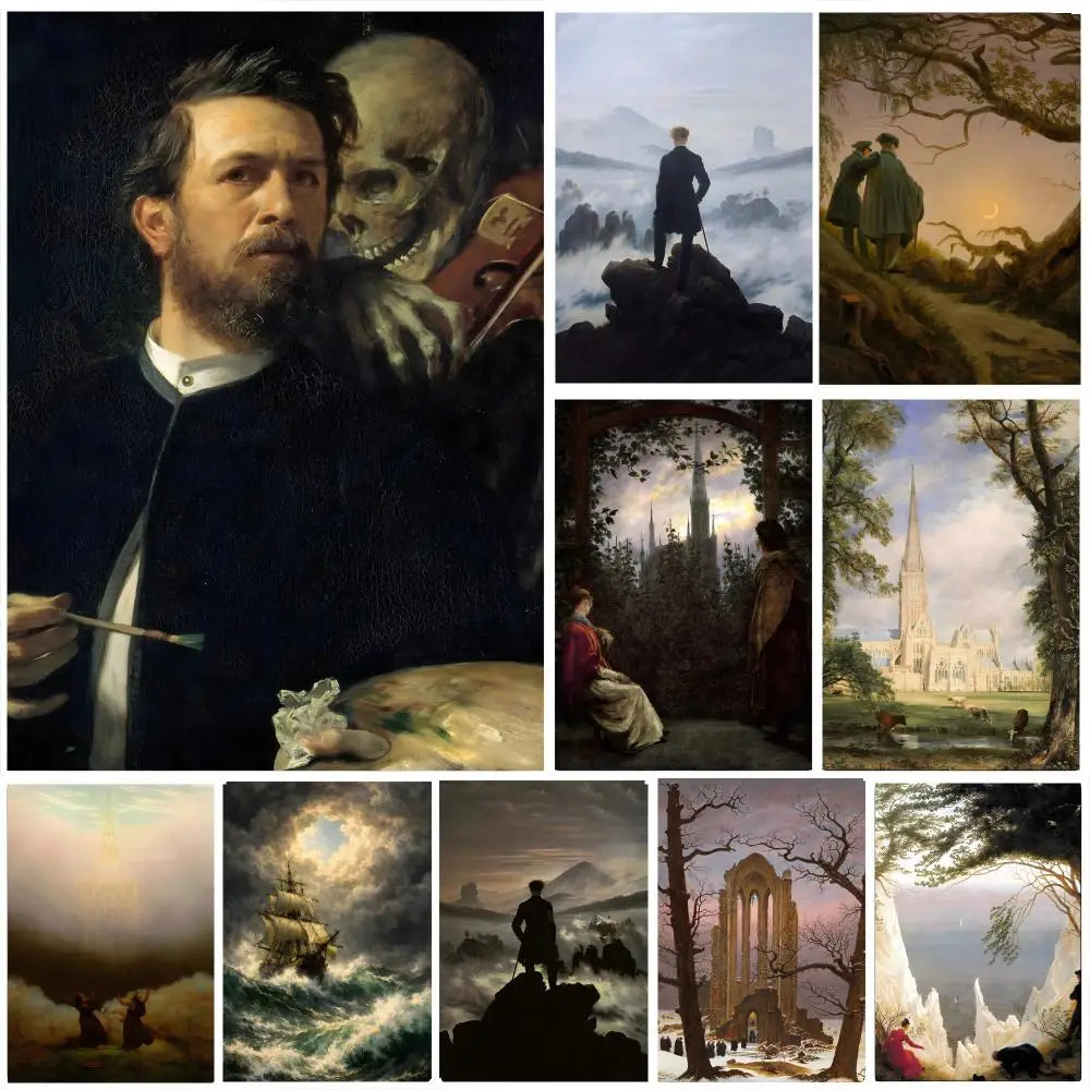 Caspar David Friedrich Art Poster – HD Waterproof Wall Decor