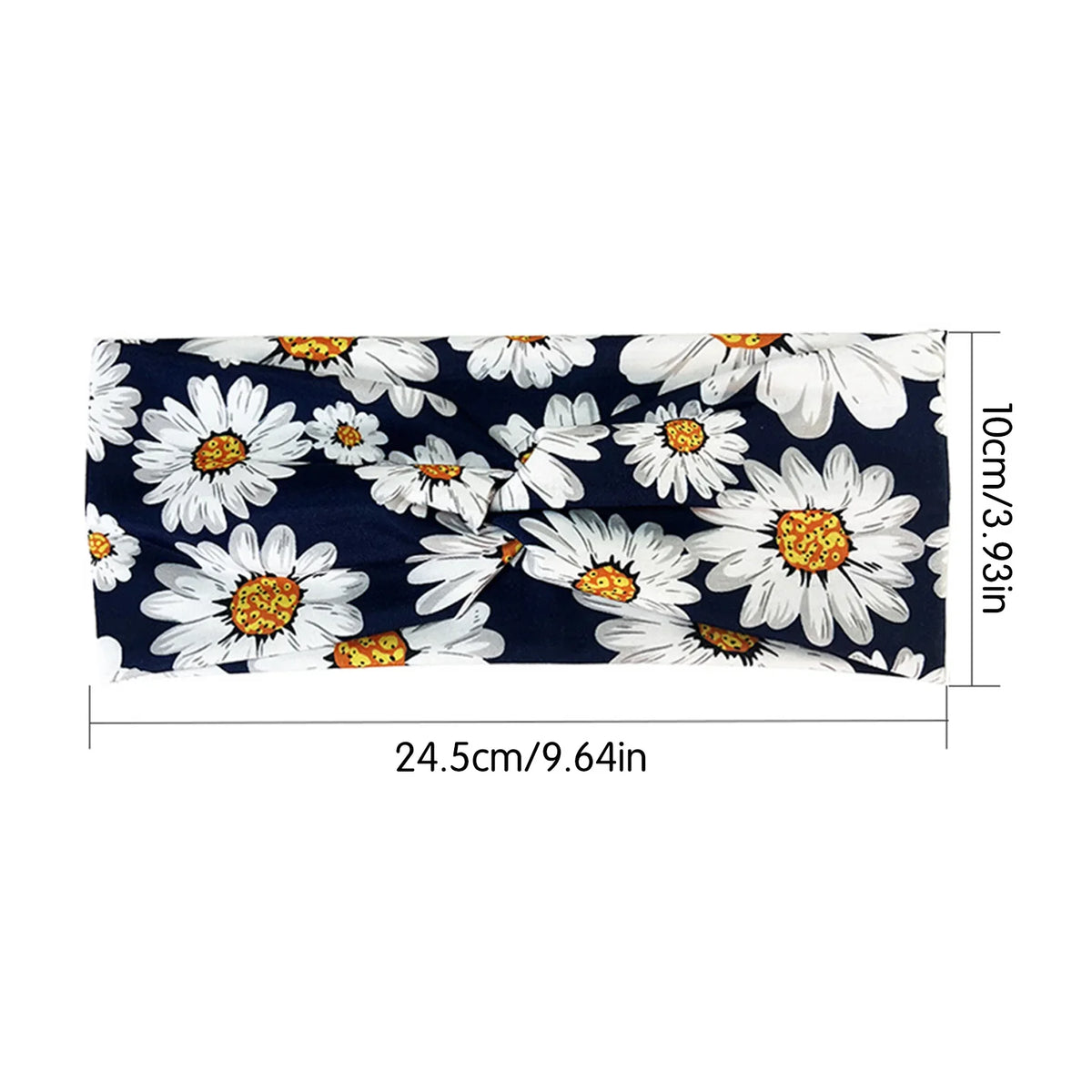 Women's Elastic Twisted Sports Headband | Gym Yoga Running
