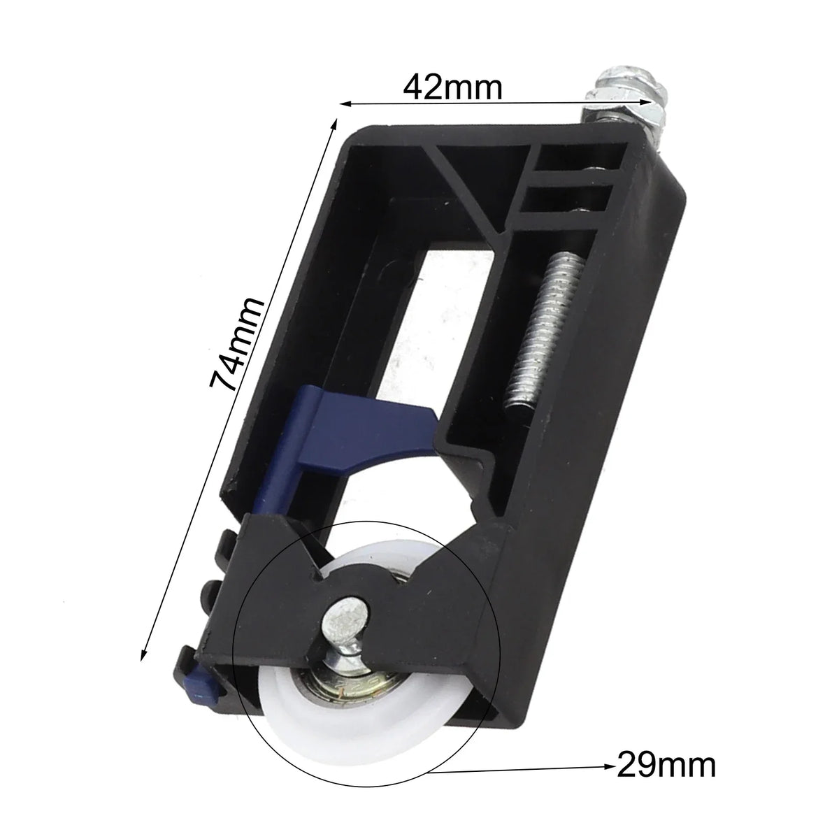 Sliding Door Pulley Core – Nylon Roller Guide Kit for Wooden Doors