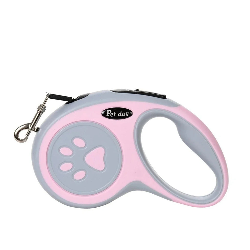 Retractable Dog Leash 3M/5M | Paw Design Nylon | All Breeds