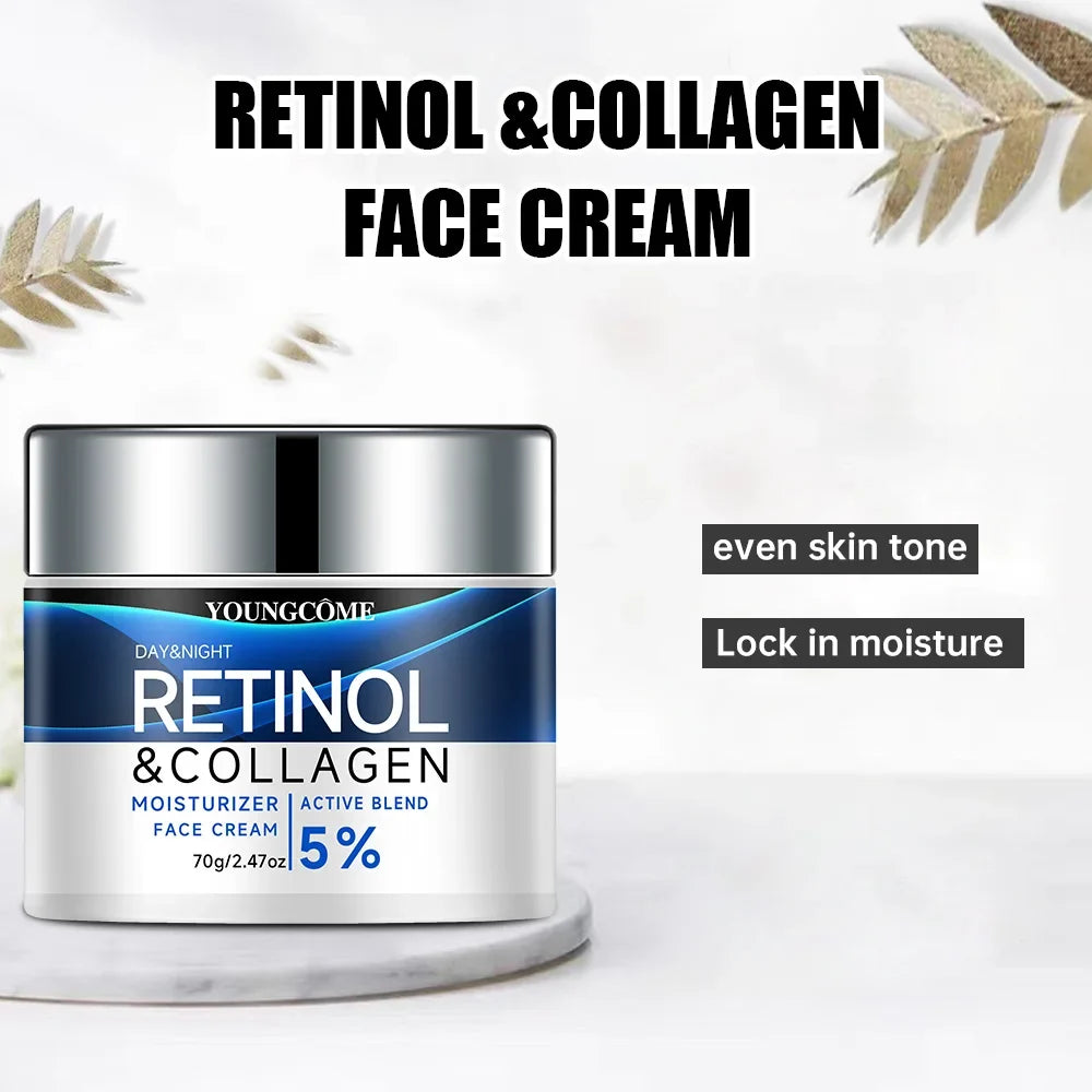 Retinol Face Cream Smooth Wrinkle Younger Firming Lifting Fade Fine