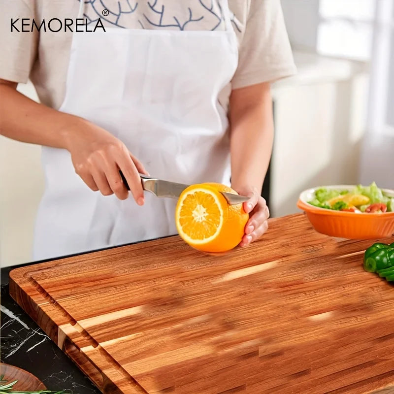 KEMORELA Acacia Cutting Board XXL – Serving & Food Prep Tray