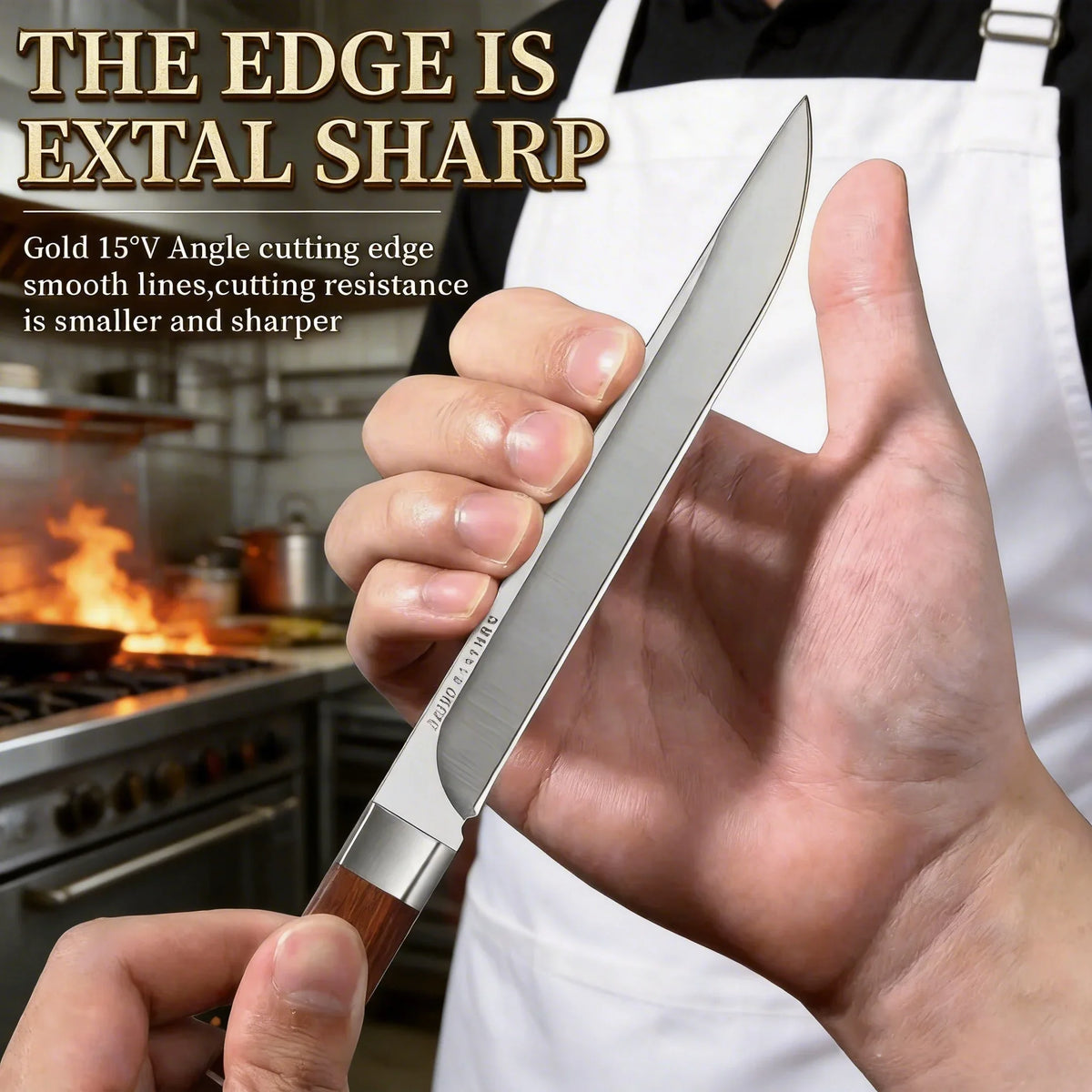 Professional Chef Knife Set – M390 Damascus Steel 62HRC | 1-3 Pc