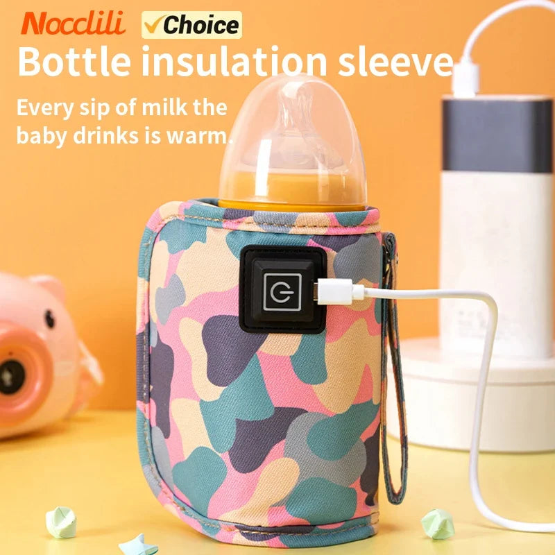 USB Portable Baby Bottle Warmer | 3-Speed Temp Control