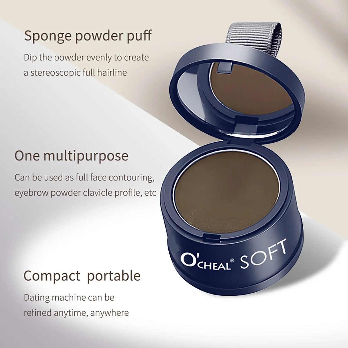 O'CHEAL Hairline Shadow Powder – Waterproof Hair Concealer