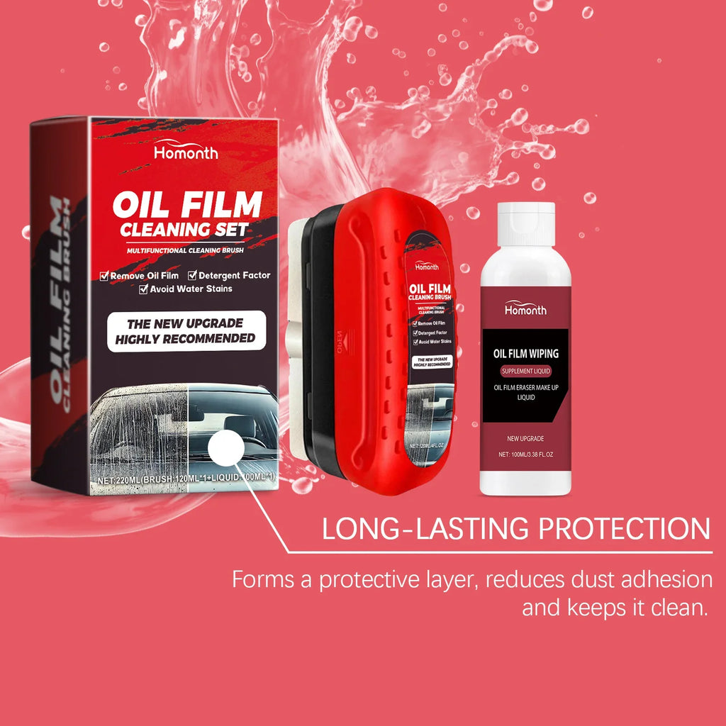 Homonth Car Windshield Oil Film Remover & Glass Coating Kit