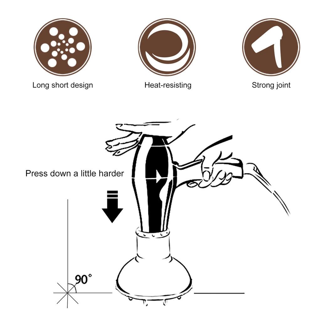 Silicone Hair Dryer Diffuser Cover for Curly Hair Styling