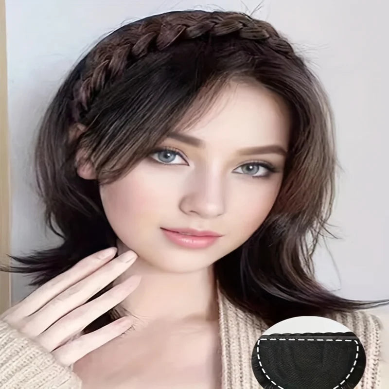 Vintage Braided Wig Headband – Women's Multifunctional Hairband